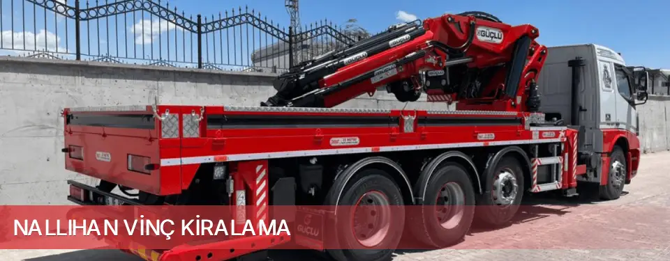 Nallıhan İlçemi Vinç Kiralama